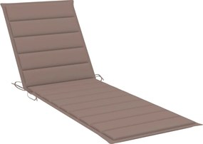 vidaXL Ξαπλώστρα Κήπου από Μπαμπού με Μαξιλάρι