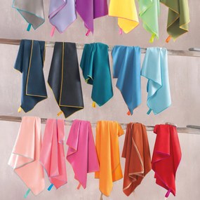 Πετσέτα Θαλάσσης Microfiber (90x160) Rythmos Urban Φούξια