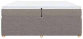 ΚΡΕΒΑΤΙ BOXSPRING ΜΕ ΣΤΡΩΜΑ TAUPE 200X200 ΕΚ. ΥΦΑΣΜΑΤΙΝΟ 3285599