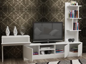 Σύνθεση Τηλεόρασης Team - Χρώμα Λευκό - 120x29,5x38εκ