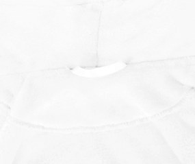 vidaXL Ρόμπα χωρίς Κουκούλα Λευκό xxxl Φανέλα