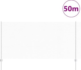 vidaXL Τεντώτο με στήριγμα Ασημί 1,2 x 50 m Ατσάλι