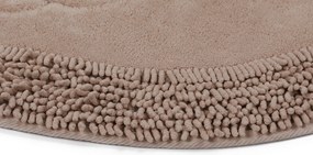 Bathmat Set (2 Pieces) Piante Oval - Beige Multicolor