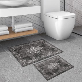 Bathmat Set (2 Pieces) 510616 - Grey Grey