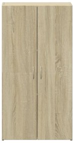 vidaXL Αρχειοθήκη Sonoma Δρυς 60x32x115 εκ. από Επεξεργασμένο Ξύλο
