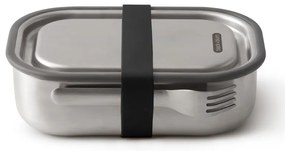 Κουτί φαγητού Black+Blum BAM-SS-L018, 1 l, ορθογώνιο, ασφαλές για φούρνο, χωρίς BPA, ανοξείδωτο ατσάλι, γκρι