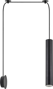 Απλίκα Τοίχου Homelighting Adept Tube 77-8903 Black