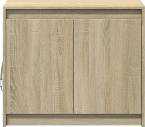 vidaXL Ντουλάπι με Φώτα LED Sonoma Δρυς 72x34x61 εκ Επεξεργασμένο Ξύλο