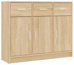 Συρταριέρα Sonoma Δρυς 91 x 28 x 75 εκ. Επεξεργασμένο Ξύλο - Καφέ