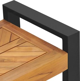 vidaXL Παγκάκι 120 εκ. από Μασίφ Ξύλο Teak