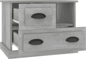 vidaXL Κομοδίνα Γκρι Σκυροδέματος 60x39x45 εκ.