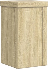 vidaXL Βάσεις Φυτών 2 Τεμ. Sonoma Δρυς 10x10x18 εκ. Επεξεργασμένο Ξύλο
