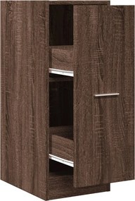 vidaXL Συρταριέρα Γενικής Χρήσης Καφέ Δρυς 30x41x77,5 εκ. Επεξ. Ξύλο