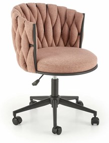 Καρέκλα γραφείου Houston 1406, Τριανταφυλλί, 75x55x60cm, 10 kg, Με ρόδες, Μηχανισμός καρέκλας: Economic | Epipla1.gr