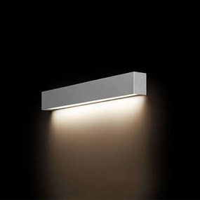 Φωτιστικό Τοίχου Straight Wall Led S 9613 Silver Nowodvorski Μέταλλο