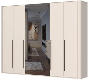 Ντουλάπα Dutchess εξάφυλλη mirror - 288.00Χ56.00Χ225.00cm