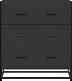 vidaXL Ραφιέρα Καφέ Δρυς 68x35x76 εκ. Επεξ. Ξύλο + Μέταλλο
