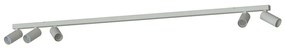 Φωτιστικό Οροφής - Σποτ Fourty 11440 4-16.5x118-130x6.5-11.5cm 5xGU10 10W Light Grey Nowodvorski