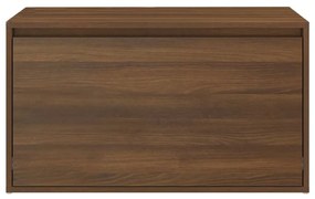 vidaXL Πάγκος Χολ Καφέ Δρυς 80 x 40 x 45 εκ. από Επεξεργασμένο Ξύλο