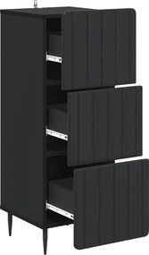 vidaXL Ντουλάπι με Συρτάρια 33 x 34,5 x 92 εκ. Επεξεργασμένο Ξύλο