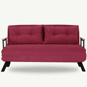 Καναπές - Κρεβάτι Διθέσιος Sando 859FTN2710 133x78x78cm Red
