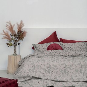 Φανελένια Σεντόνια Μονά (Σετ) Palamaiki Cosy CW281 Γκρι ΧΩΡΙΣ ΛΑΣΤΙΧΟ 170x265