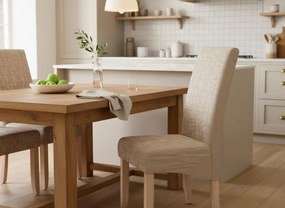 Καρέκλα Sega-Μπεζ (2) τεμάχια