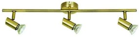 Σποτ Φωτιστικό Τοίχου Μεταλλικό σε Brass 3XGU10 9076-3Φ-Οξυντέ Inlight-9076-3Φ-Οξυντέ-Ορείχαλκος 9076-3Φ-Οξυντέ