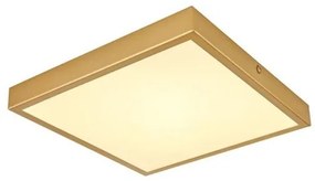 Πλαφονιέρα Φωτιστικό Οροφής LED 15W Χρυσό Tibey 25x25cm 12382-15 Globo Lighting-12382-15-Χρυσό 12382-15