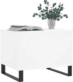 vidaXL Τραπεζάκι Σαλονιού Λευκό 60x44,5x45 εκ. από Επεξεργασμένο Ξύλο