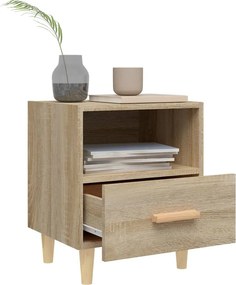 vidaXL Κομοδίνο Sonoma Δρυς 40 x 35 x 47 εκ.