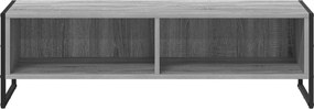 vidaXL Ντουλάπι TV Γκρίζο Σονομα 100 x 36.5 x 30.5 εκ
