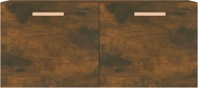 vidaXL Ντουλάπι Τοίχου Καπνιστή Δρυς 80x35x36,5 εκ. Επεξεργασμένο Ξύλο