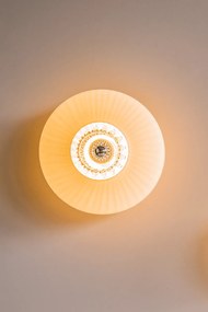 Απλίκα Τοίχου New Wave Optic Wall XL with Eyeball Ø38cm Οπάλ