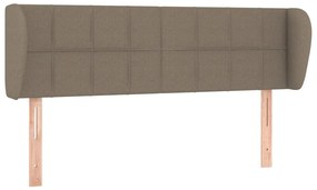 vidaXL Κεφαλάρι με Πτερύγια Taupe 147 x 23 x 78/88 εκ. Υφασμάτινο