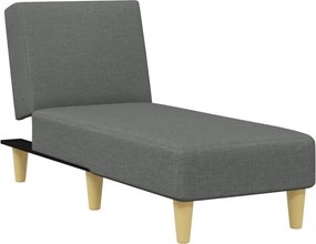 vidaXL Σετ Σαλονιού 2 Τεμαχίων Σκούρο Γκρι Υφασμάτινο