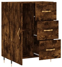 vidaXL Ντουλάπι Καπνιστή Δρυς 69,5 x 34 x 90 εκ. Επεξεργασμένο Ξύλο