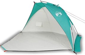 vidaXL Σκηνή Παραλίας Πράσινο Θάλασσας 268x223x125εκ. Πολυεστέρας 185T