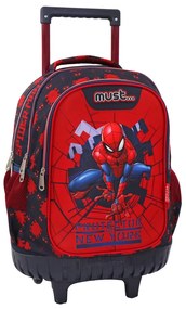 Σχολική Τσάντα Τρόλεϊ Δημοτικού (34x20x45) Must Spiderman Protector Of New York 508119