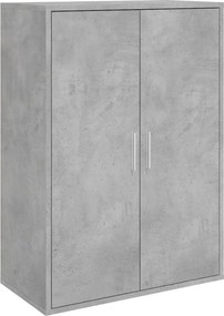 vidaXL Ντουλάπι Γκρι Σκυροδέματος 60x31x84 εκ. Επεξεργασμένο Ξύλο