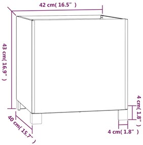 ΖΑΡΝΤΙΝΙΕΡΕΣ 2 ΤΕΜ. ΓΚΡΙ 42X40X43 ΕΚ ΑΤΣΑΛΙ ΣΚΛΗΡΥΘΕΝ ΣΤΟΝ ΑΕΡΑ 823681