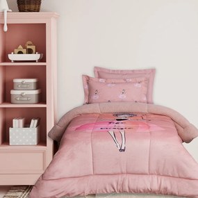 Κουβερτοπάπλωμα Παιδικό 4973 Pink Das Home Μονό 160x220cm Πολυέστερ