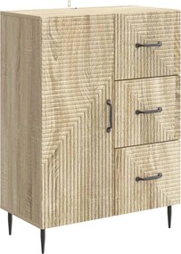 vidaXL Πλαϊνό γραφείο με συρτάρι Sonoma Δρυς 66 x 34,5 x 89,5 εκ