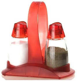 Αλατοπίπερο Σε Βάση Γυάλινο 105Cc Red 811-12-122136 Glass