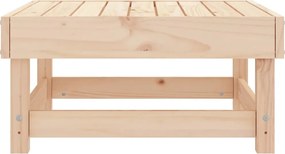 vidaXL Υποπόδιο Κήπου από Μασίφ Ξύλο Πεύκου