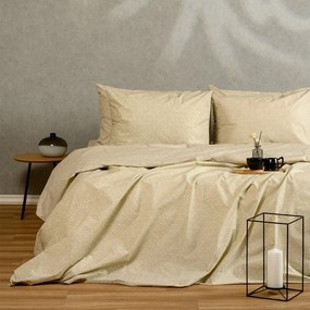 Σεντόνια Chantal Με Λάστιχο (Σετ 4τμχ) Beige Melinen Υπέρδιπλo 235x270cm 100% Βαμβάκι