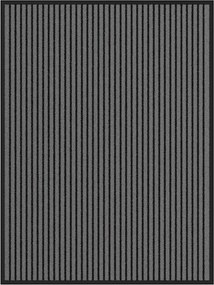 vidaXL Χαλάκι Εξώπορτας Μαύρο 80 x 120 cm Πολυπροπυλένιο