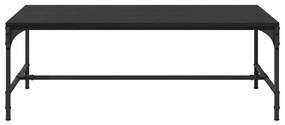 vidaXL Τραπεζάκι σαλονιού Μαύρη Οξυά 100 x 50 x 35 cm