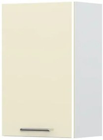 Ντουλάπι κρεμαστό Modena V7-45-1K-Λευκό - Μπεζ