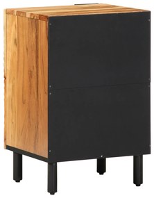vidaXL Ντουλάπα Μπάνιου 38x33,5x58 εκ. Μασίφ ξύλο ακακίας